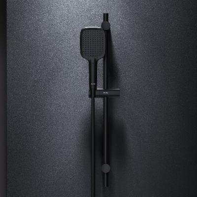 Душевой гарнитур AM.PM Func F018F022 штанга, шланг, лейка 3 режима, черный