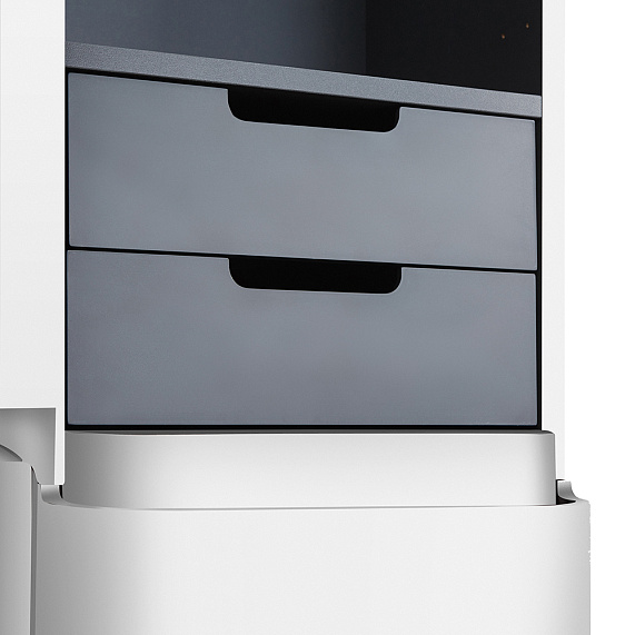 Шкаф-пенал для ванной 40 AM.PM Sensation M30CHL0406WG навесной левый белый глянец-3