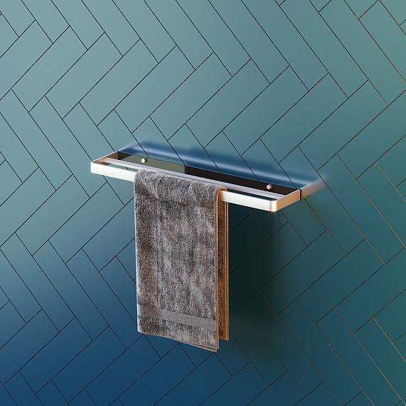 Вешалка для полотенец Damixa Jupiter DA77346400 серебристая-3