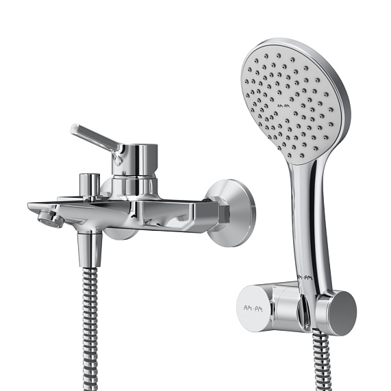 Смеситель для ванны и душа AM.PM X-Joy S F85B15000 душевая лейка, шланг 1750, хром-8