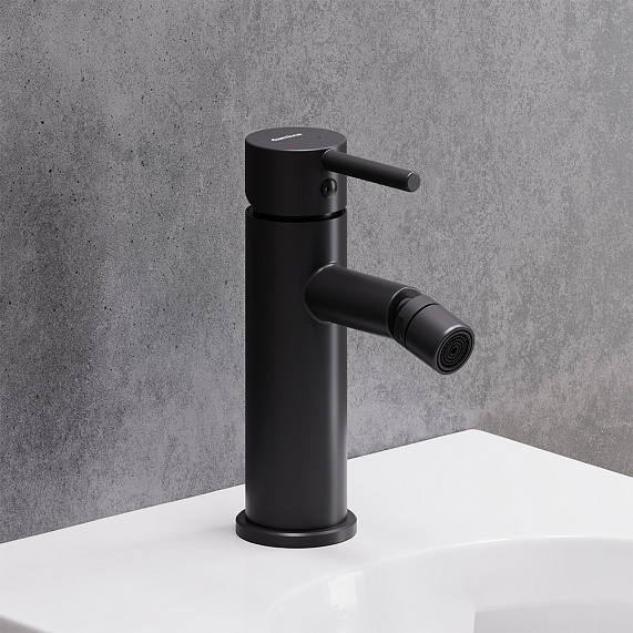 Смеситель для биде Damixa Scandinavian Pure 360240300 с донным клапаном, черный-2