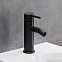 Смеситель для биде Damixa Scandinavian Pure 360240300 с донным клапаном, черный