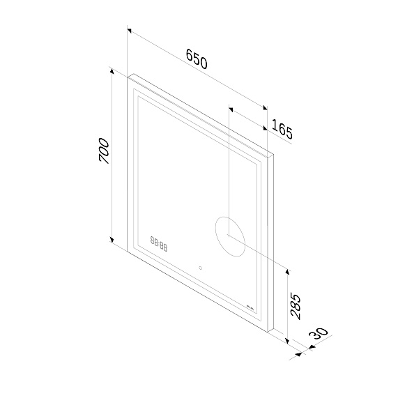 Мебель для ванной 60 AM.PM Gem S напольная, графит напольная-7