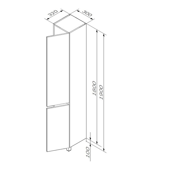 Мебель для ванной 75 AM.PM Gem S напольная, светлый дуб напольная-3