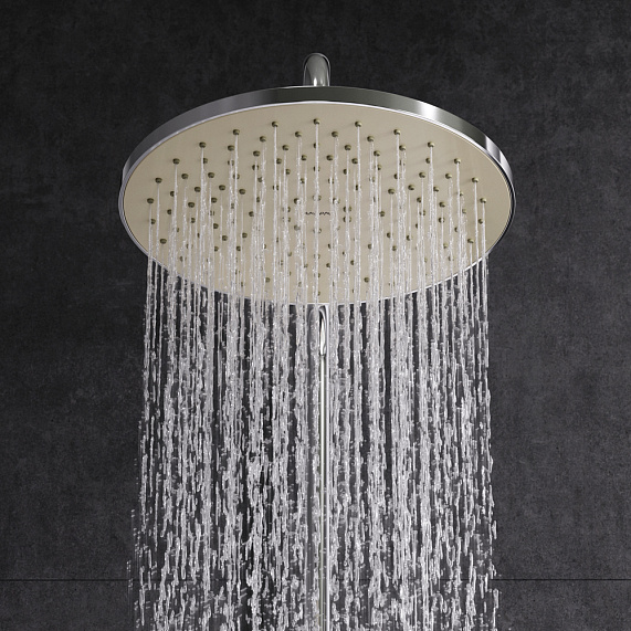 Душевая система AM.PM Gem F0790510 стойка с тропическим душем, термостатом, смесителем, изливом, хром-5