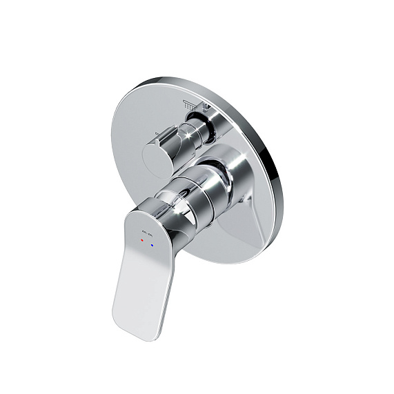 Встраиваемая душевая система AM.PM X-Joy FB85A3RH40 хром: тропический верхний душ, излив с душевой лейкой-7