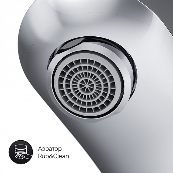 Смеситель для раковины (умывальника) AM.PM Like F8082116 с донным клапаном, хром-4