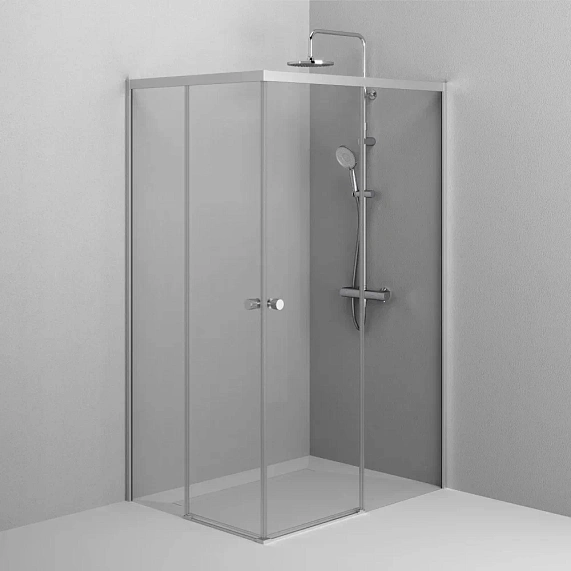 Душевое ограждение без поддона 120х90 AM.PM X-Joy W94G-403-12090-MT профиль серебристый-3