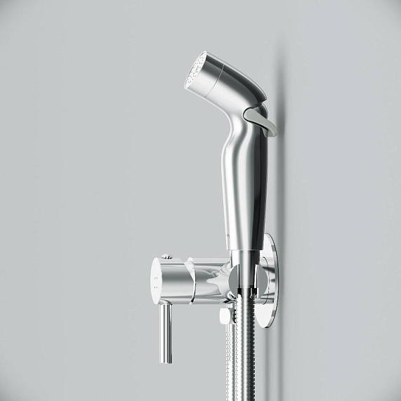 Гигиенический душ со смесителем AM.PM Above F0H9X000 хром встраиваемый-7