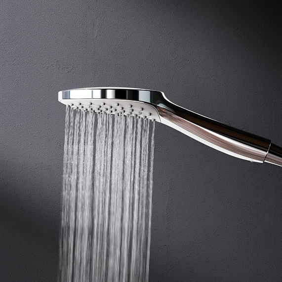 Душевая система AM.PM Sunny F0785C800 стойка с тропическим душем, смесителем, хром-6