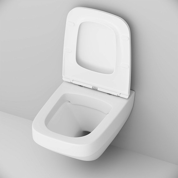 Унитаз подвесной AM.PM Inspire 2.0 C50A1700SC безободковый с сиденьем микролифт, белый-4