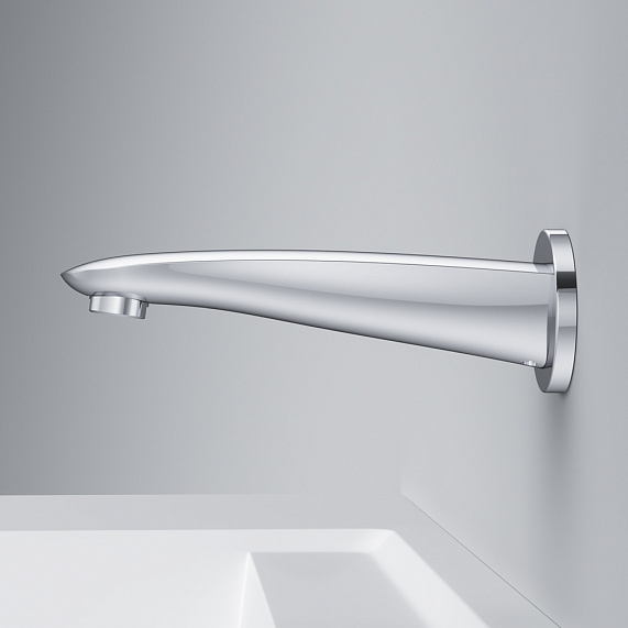 Встраиваемая душевая система AM.PM Spirit 2.1 хром: тропический верхний душ, излив, модуль MultiDock-3