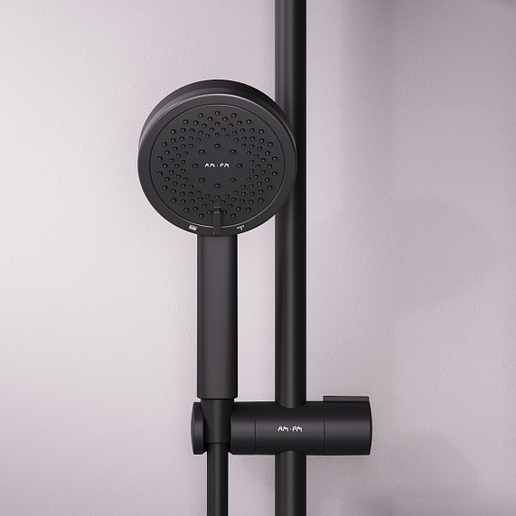 Лейка для душа AM.PM Above F029X022 черная