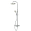 Душевая система AM.PM Spirit 2.0 F0770A500 стойка с тропическим душем, термостатом, смесителем, изливом, хром