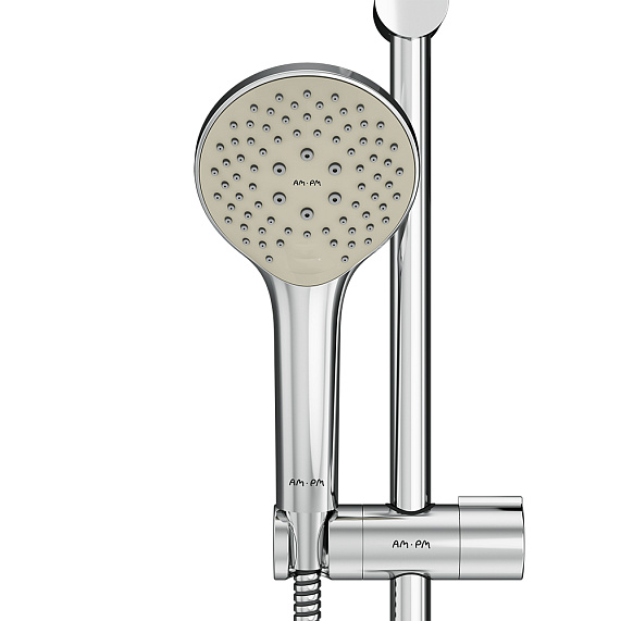 Душевой гарнитур AM.PM Gem F0190100 штанга, шланг, лейка 3 режима, хром-2