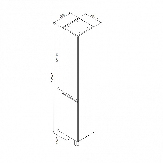 Мебель для ванной 50 AM.PM X-Joy напольная, белый глянец-3