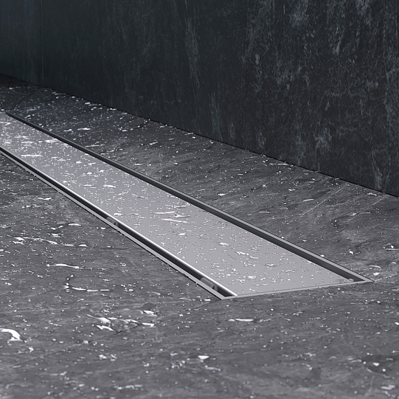 Душевой трап (лоток) 80 AM.PM PrimeFlow W02SC-U11-080-04SB комбинированный затвор со стальной матовой решеткой под плитку-13