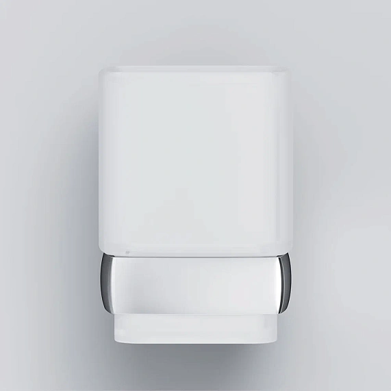 Стакан для зубных щеток настенный AM.PM Gem A9034300 стеклянный, хром-3