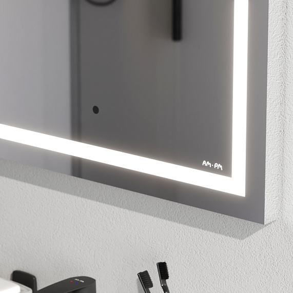 Зеркало с подсветкой в ванную прямоугольное 55 AM.PM Gem M91AMOX0551WG сенсорное-3