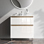 Тумба с раковиной 80 AM.PM X-Joy M85A-FSX0802-WC0802WG напольная, белый глянец