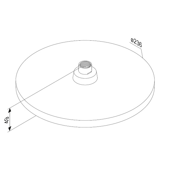 Тропический душ (лейка) Damixa Apollo 947050000 хром-4