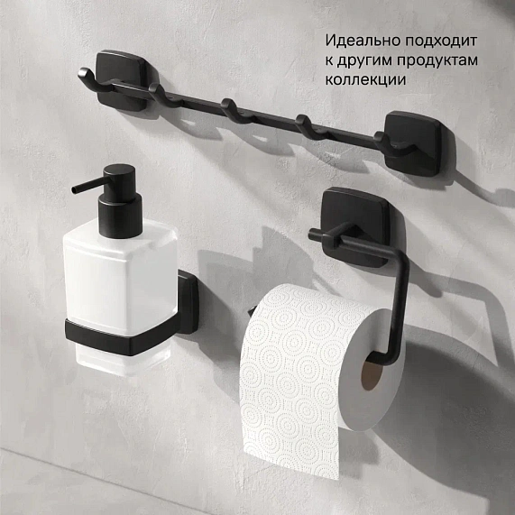 Держатель для туалетной бумаги настенный AM.PM Gem A9034122 черный-5