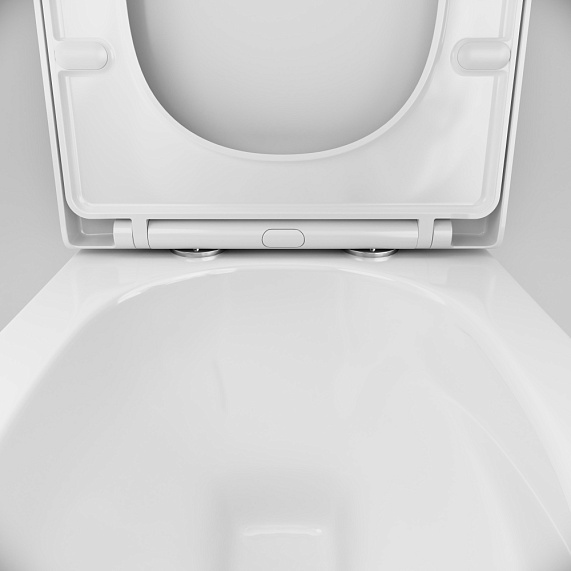 Унитаз подвесной AM.PM Above C9X1900SC торнадо безободковый с сиденьем микролифт, белый-11