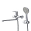 Смеситель для ванны и душа AM.PM Gem F90A95000 длинный излив, душевая лейка, шланг 1750, хром
