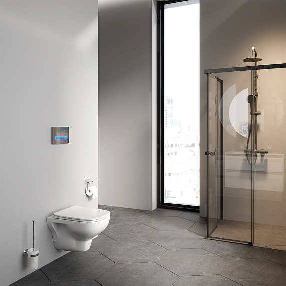 Унитаз подвесной AM.PM X-Joy S C85A1702SC безободковый с сиденьем микролифт, белый-2