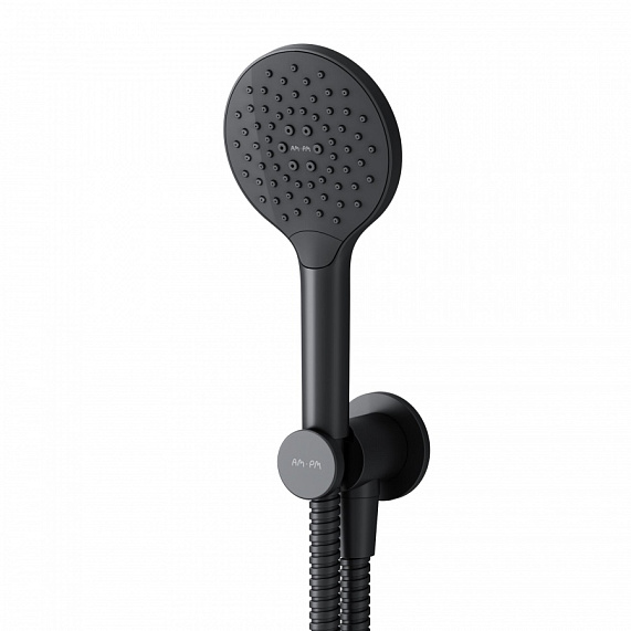 Встраиваемая душевая система AM.PM X-Joy FB85A2H022 черная: ручной душ-4