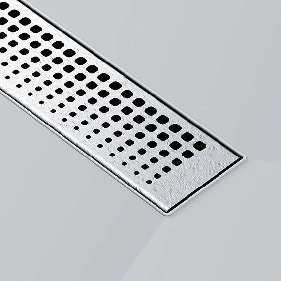 Душевой трап (лоток) 60 AM.PM MasterFlow W01SC-P11-060-01SB комбинированный затвор со стальной матовой решеткой-9