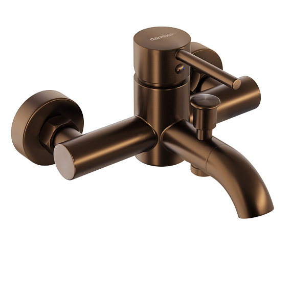 Смеситель для ванны и душа Damixa Scandinavian Pure 361000500 розовое золото-2