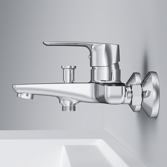 Смеситель для ванны и душа AM.PM Gem F90A10000 хром-4