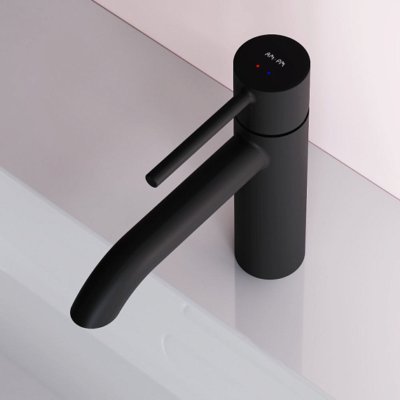 Смеситель для раковины (умывальника) AM.PM Libre F6002222 черный-1