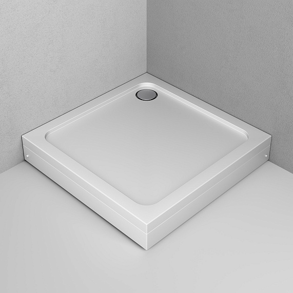 Поддон душевой 80x80 AM.PM Gem W90T-403-080W с сифоном, белый-1