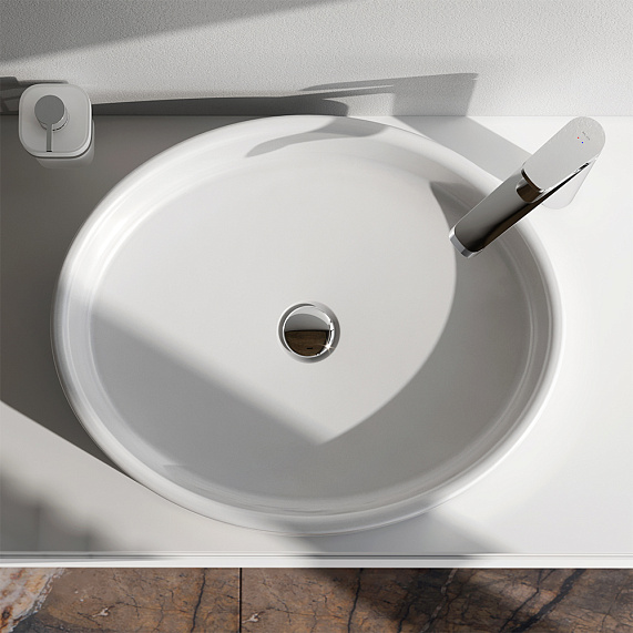 Раковина накладная 55 AM.PM Func M8FWCC20550WG белая-2