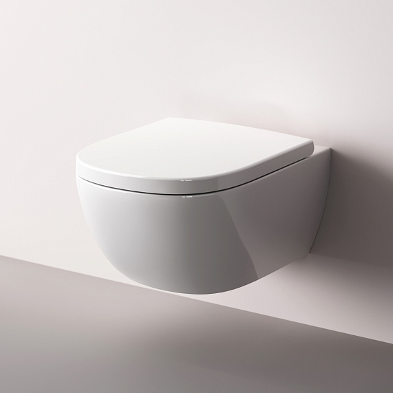 Унитаз подвесной AM.PM Above C9X1900SC торнадо безободковый с сиденьем микролифт, белый