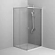 Душевое ограждение без поддона 100x100 AM.PM Sunny W87G-403-100100-MT профиль серебристый