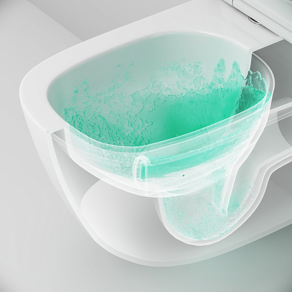 Унитаз подвесной AM.PM Libre C601901SC торнадо безободковый с сиденьем микролифт, белый-11