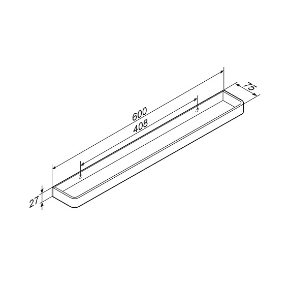 Вешалка для полотенец Damixa Jupiter DA77346400 серебристая-6