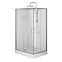 Душевая кабина 120x90 AM.PM Above W9XC-403-12090MT профиль серебристый, низкий поддон
