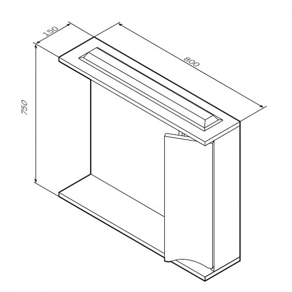 Мебель для ванной 80 AM.PM Like напольная, белый глянец напольная-3