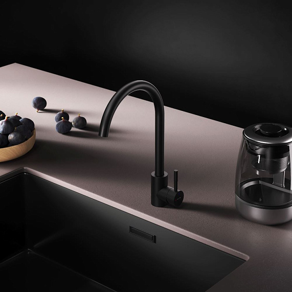 Смеситель для кухни AM.PM X-Joy S F85B07122 высокий, черный-3