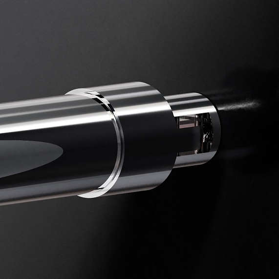 Душевая перегородка 110x195 AM.PM X-Joy W94WI-110-F1-MTE прозрачное стекло, профиль хром-2