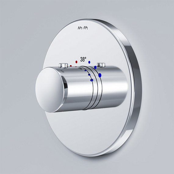 Термостат AM.PM Like F8075500 хром встраиваемый, модуль MultiDock-2