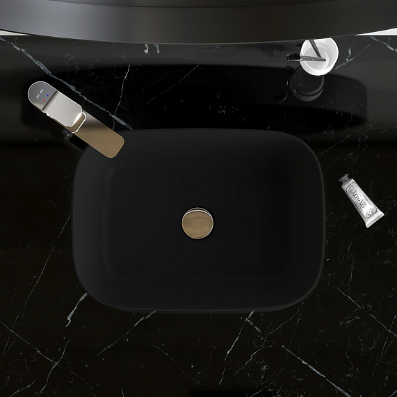Раковина накладная 45 AM.PM Func M8FWCC10450BM черная матовая-2