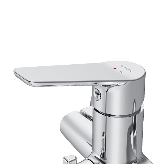 Смеситель для ванны и душа AM.PM Crave F9C90200 длинный излив, хром-8