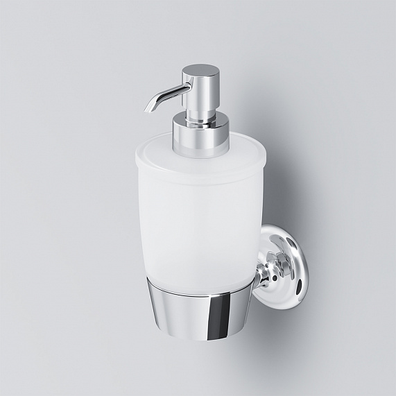 Дозатор для мыла настенный стеклянный AM.PM Like A8036900 хром-3