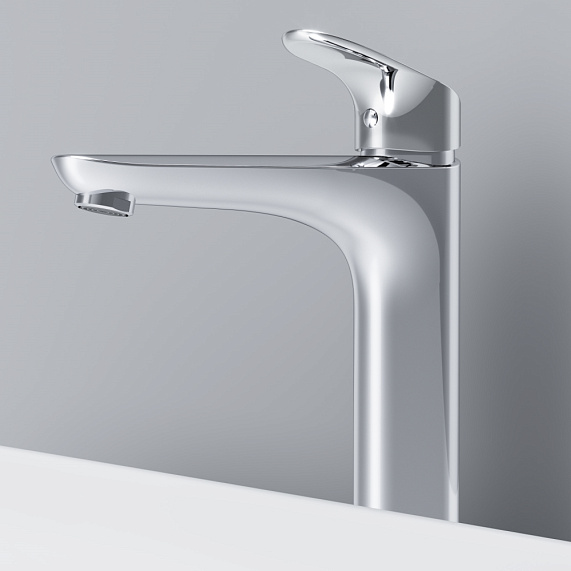 Смеситель для раковины (умывальника) AM.PM Like F8092000 высокий, хром-2