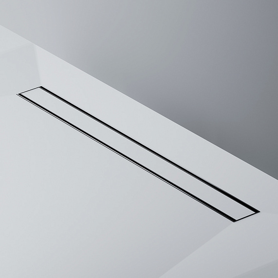 Душевой трап (лоток) 80 AM.PM PrimeFlow W02SC-U11-080-04BM комбинированный затвор с черной матовой решеткой под плитку-16